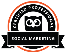 certified professional social marketing logo